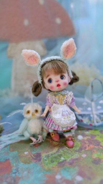 Photo15: lamb ears headband (of Tulips in the Rain) (15)