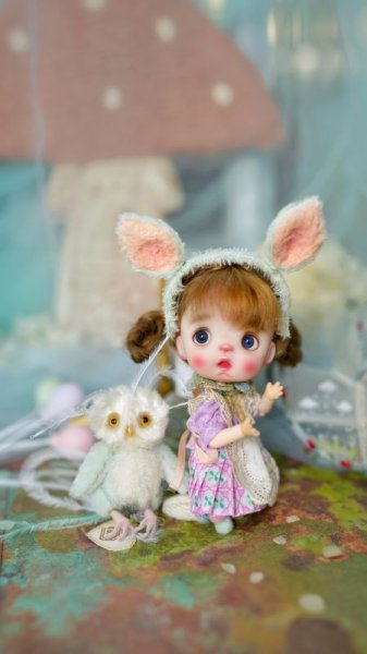 Photo13: lamb ears headband (of Tulips in the Rain) (13)