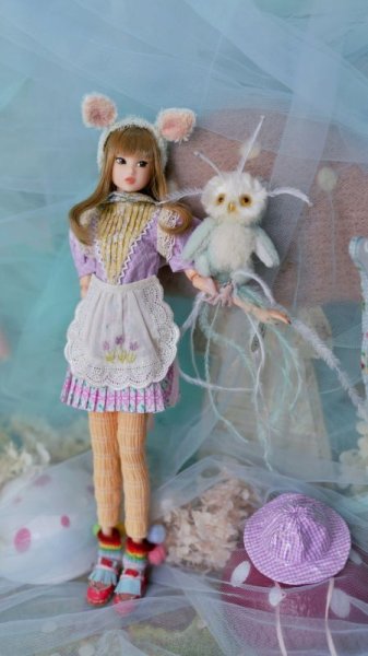 Photo14: rainbow pompom socks ( of Tulips in the Rain ) (14)