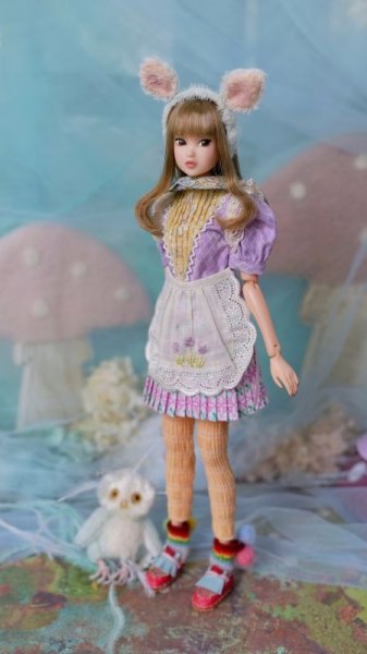 Photo12: lamb ears headband (of Tulips in the Rain) (12)