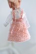 Photo10: pink hand knit kitty hat (French Cream Cake Dress in pink) (10)