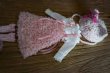 Photo13: pink hand knit kitty hat (French Cream Cake Dress in pink) (13)