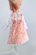 Photo9: pink hand knit kitty hat (French Cream Cake Dress in pink) (9)